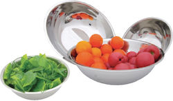 Stainless Steel Mixing Bowl with Diameter 14cm.