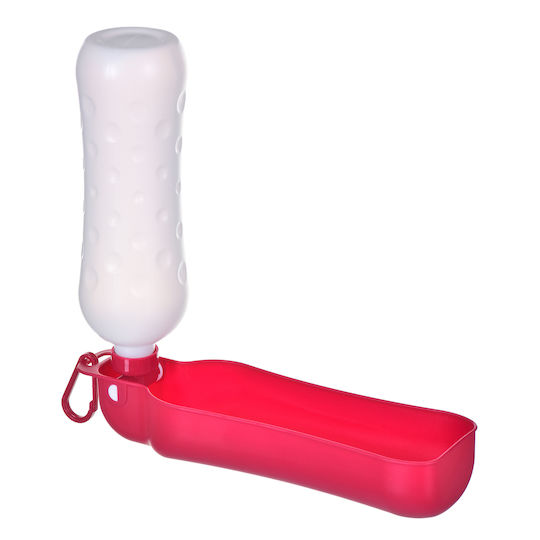 Trixie Plastic Sticlă Apă Hrănire lentă pentru Câine & Pisică 700ml în Culoare Roșu