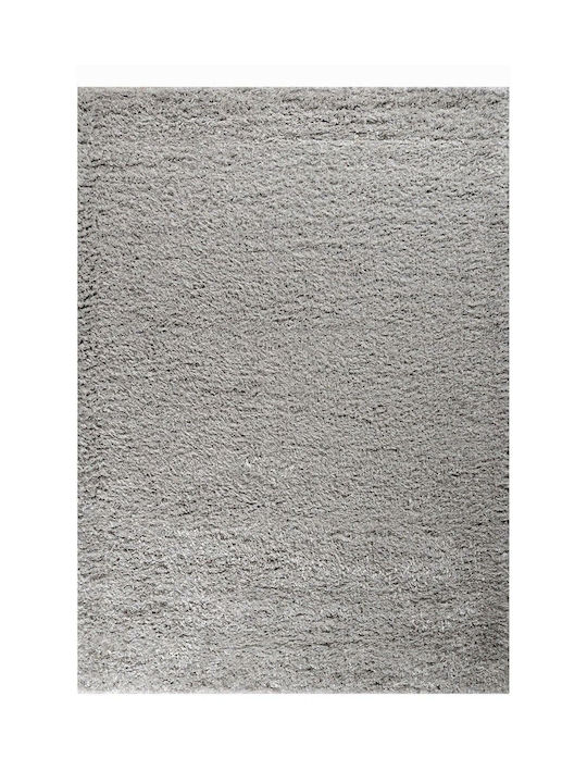 Tzikas Carpets City 095 Rug Rectangular Shaggy Gray