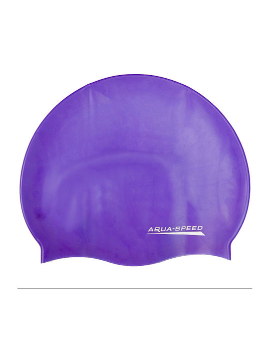 Aquaspeed Mono Schwimmkappe Kinder Lila