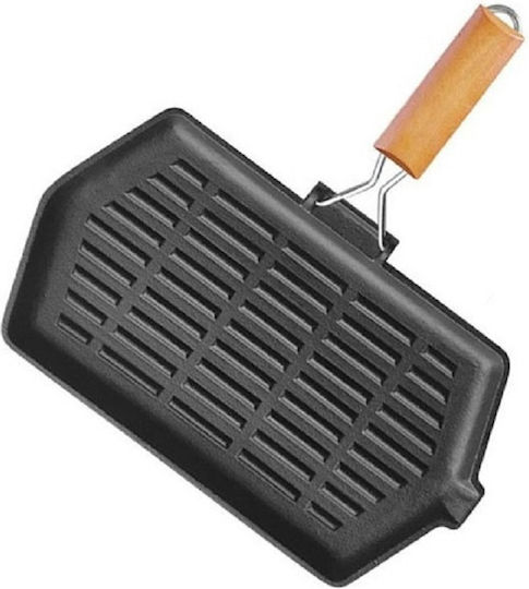 ArtGaz Gusseisen Grillpfanne Grill Durchmesser Ø35cm