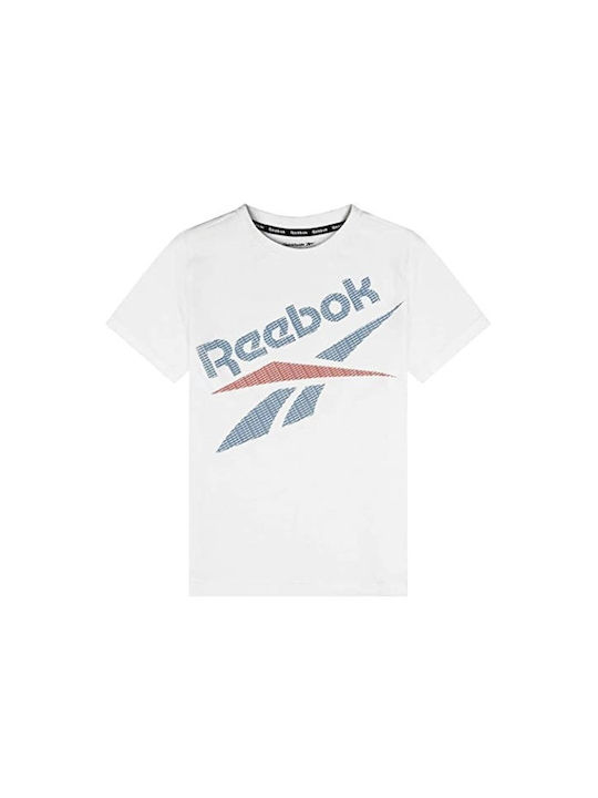 Reebok Παιδικό T-shirt Λευκό