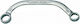 Unior Dublu Cheie poligon Curbat Dimensiune 14x17mm