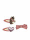 Moses Set Kinderhaarklammern mit Haarspange in Rosa Farbe 3Stück 038168