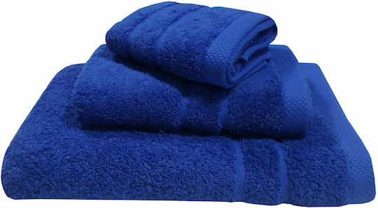 Le Blanc Bath Towel Set 3pcs Royal Blue Weight 600gr/m²