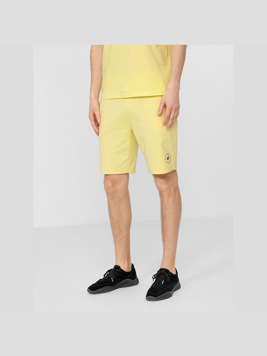 4F Men's Athletic Shorts Yellow