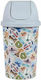 Homeplast Stamps Waste Bin Waste Plastic Multicolored 50lt 1pcs