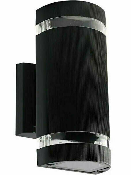 V-TAC Wall-Mounted Outdoor Spot Light IP44 E27 Black