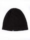 Ανδρικός Fleece Beanie Σκούφος σε Μαύρο χρώμα