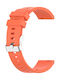 Λουράκι Σιλικόνης Πορτοκαλί (Vivoactive 3/Galaxy Watch 3 41mm/Amazfit Bip)