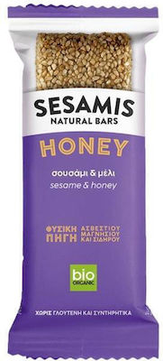 Sesamis Organic Sesame Seed Candy Σουσάμι & Μέλι Sugar Free 34gr