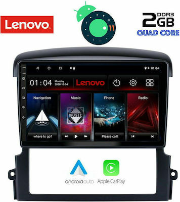 Lenovo Sistem Audio Auto pentru Kia Sorento Audi A7 2006-2009 (Bluetooth/USB/AUX/WiFi/GPS/Apple-Carplay/Partitură) cu Ecran Tactil 9"