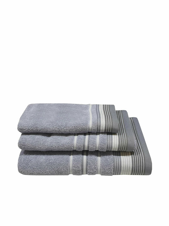 Le Blanc Hand Towel Satin Stripe 30x50cm Levand...