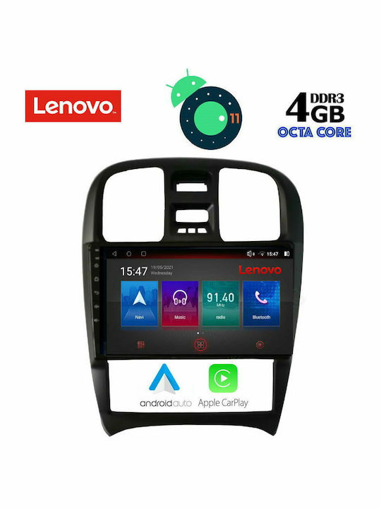 Lenovo Sistem Audio Auto pentru Hyundai Sonata 2000-2006 (Bluetooth/USB/AUX/WiFi/GPS/Apple-Carplay/Partitură) cu Ecran Tactil 9"