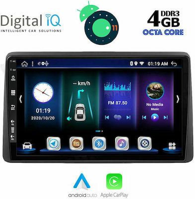 Digital IQ Car Audio System for Nissan Qashqai 2021+ (Bluetooth/USB/AUX/WiFi/GPS/Apple-Carplay/CD) with Touch Screen 10.1"