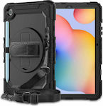 Tech-Protect Solid360 Flip Cover Plastic Rotativă Rezistentă Negru (Galaxy Tab S6 Lite 10.4) THP1128BLK