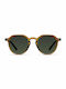 Meller Chauen Sunglasses with Sand Mustard Olive Limited Edition Tartaruga Plastic Frame and Green Polarized Lens