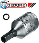 Gedore Walnut with Allen Head and Socket 1/2'' Size H4 1pcs