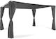 Inkazen Garten Gazebo Grau 3x4m
