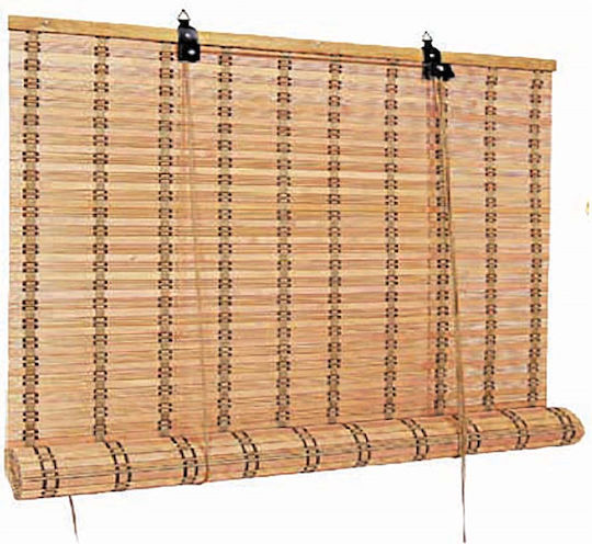 Grasher Beschattungsrollo Bamboo in Braun Farbe L150xH180cm Grasher Beschattungsrollo Bamboo in Braun Farbe L150xH180cm