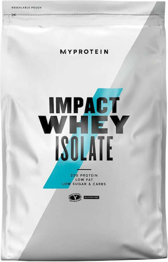 Myprotein Impact Whey Isolate Πρωτεΐνη Ορού Γάλακτος Χωρίς Γλουτένη με Γεύση Natural Vanilla 1kg