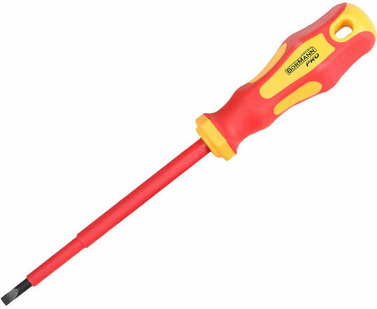 Bormann Pro BHT7084 Magnetic Electrician VDE 1000V Screwdriver Straight with Length 125mm