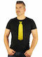 Tie T-Shirt Schwarz