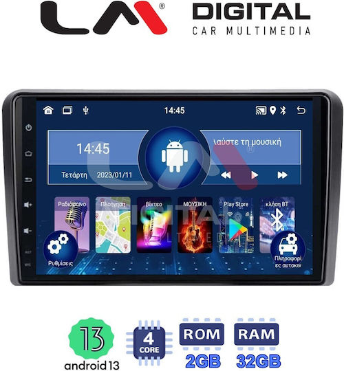 LM Digital Car Audio System for Seat Altea / Alhambra / Toledo Skoda Fabia / Roomster / Superb / Yeti Volkswagen Passat / Jetta / Caddy / Golf / Beetle 2004-2015 (Bluetooth/USB/WiFi/GPS) with Touch Screen 10.1"
