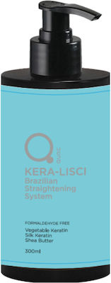 Qure Kera-Lisci Brazilian Straightening System Conditioner Αναδόμησης για Όλους τους Τύπους Μαλλιών 300ml