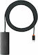 Baseus Lite Series 2m USB 3.0 4 Port Hub with USB-C Connection