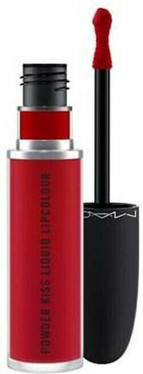 M.A.C Powder Kiss Υγρό Κραγιόν Velvet Ruby Boo 5gr