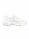 Skechers D Lites Whimsical Dream Chunky Sneakers White