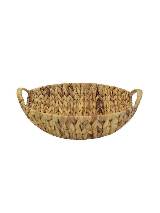 Wicker Decorative Basket 32x32x10cm Atmosphera