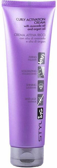 ING Curly Activation Anti-Frizz Hair Styling Cream for Curls 150ml