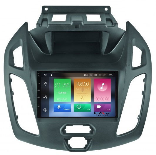 LM Digital Car Audio System for Ford Transit Custom / Tourneo Custom / Transit Connect / Transit / Tourneo / Tourneo Connect 2014+ (Bluetooth/USB/WiFi/GPS/Apple-Carplay/Android-Auto) with Touch Screen 6.8"
