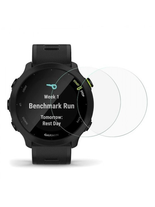 2 бр. Закалено стъкло за Garmin Forerunner 55 - Гармин Форерънър 55 2бр 680800639A