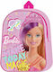 Justnote Barbie Σχολική Τσάντα Πλάτης Νηπιαγωγείου Ροζ 6lt