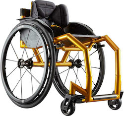Wheel M-i Αναπηρικό Αμαξίδιο Ελαφρού Τύπου 43cm Χρυσό