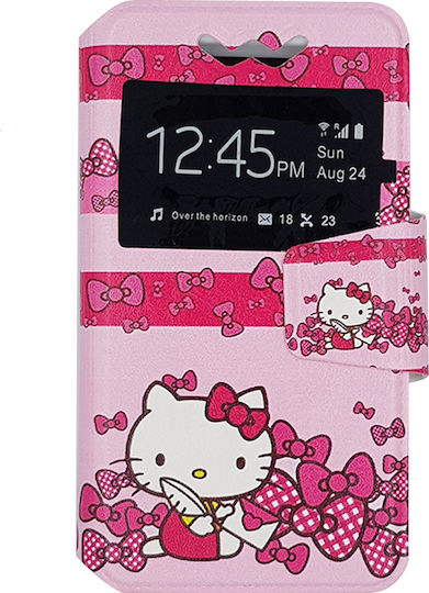 Universal S-View Hello Kitty Калъф за книги до 4.3" Розов