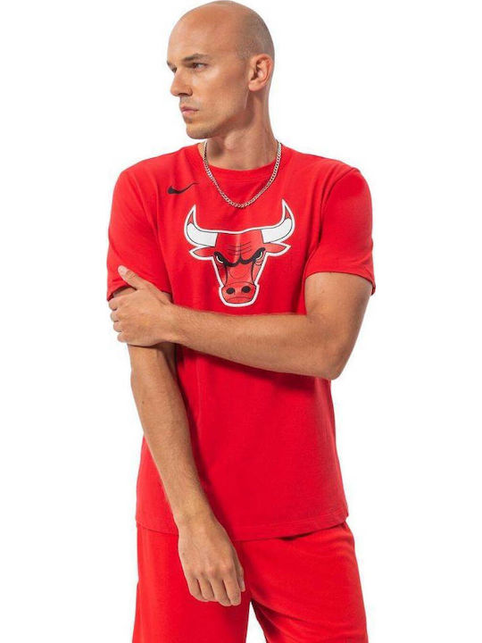 Nike Dri-FIT NBA Chicago Bulls Dri-Fit T-shirt Red Nike Dri-FIT NBA Chicago Bulls Dri-Fit T-shirt Red