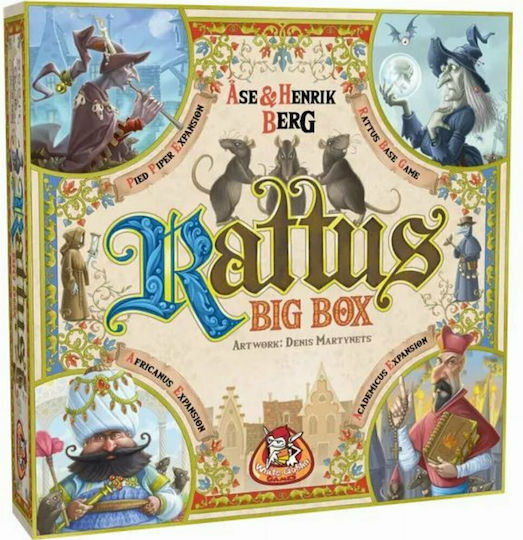 Board Game Rattus: Big Box for 2-6 Players 10+ Years Old (EN) Z-Man Games