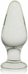 Lovetoy Glass Romance Πρωκτική Σφήνα σε Διάφανο χρώμα 12cm