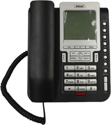 Andowl Q-DH388 Office Corded Phone Black