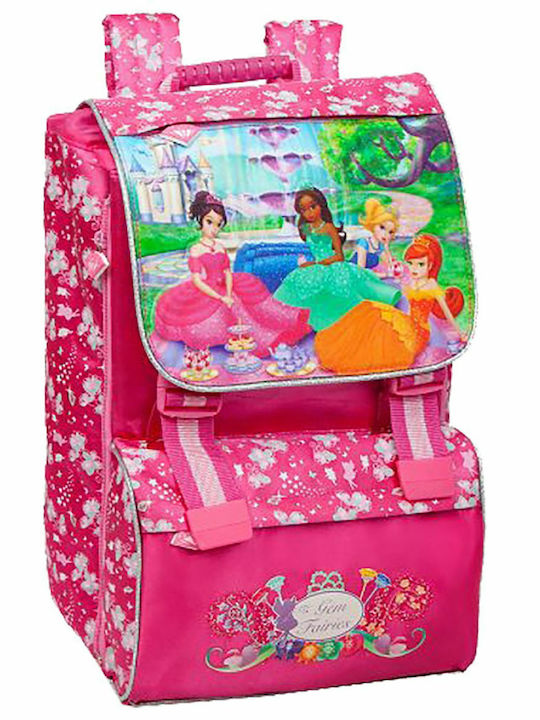 Justnote Fairies Disney School Bag Backpack Elementary, Elementary in Fuchsia color