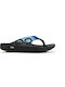 Oofos Azul Men's Flip Flops Black