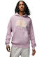 Jordan Jumpman Men's Sweatshirt with Hood and Pockets Purple