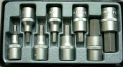 Balchement Bit-Stecknüsse mit Bits Allen und Antriebsvierkant 1/2'' Set 9Stück Balchement Bit-Stecknüsse mit Bits Allen und Antriebsvierkant 1/2'' Set 9Stück