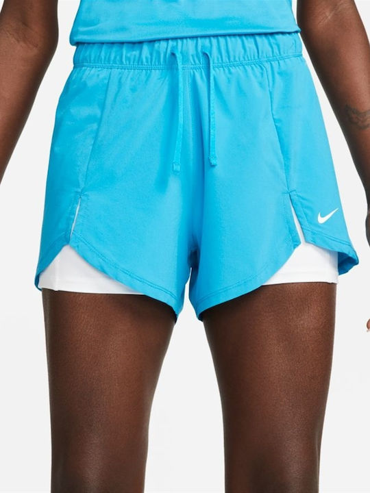 Nike Dri-Fit Flex Essential Αθλητικό Γυναικείο Σορτς Τιρκουάζ