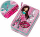Graffiti Fashion Girl Pencil Case Full with 2 C...