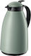 Cilio Glass Thermos Jug 1lt Pistachio